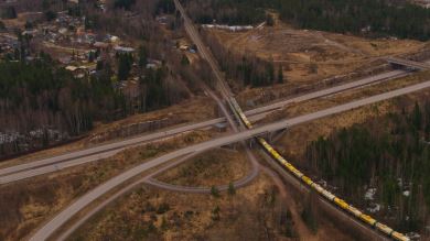 В Финляндии представлен гигантский грузовой поезд Mörkö